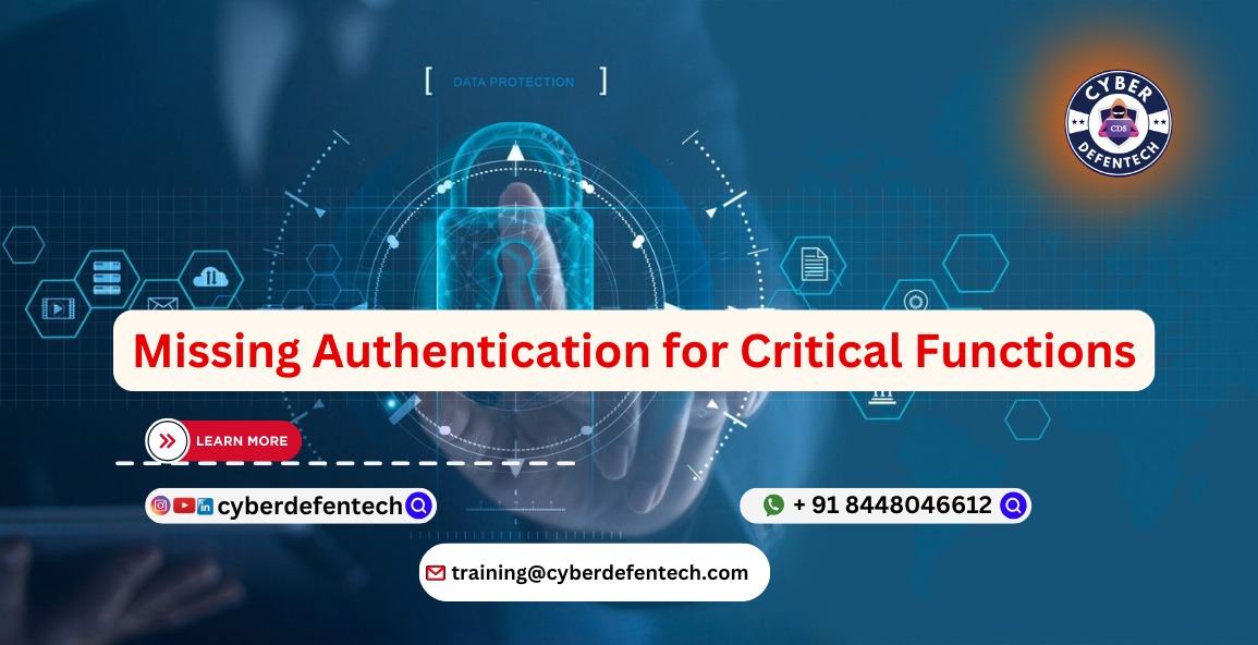 Missing Authentication for Critical Functions