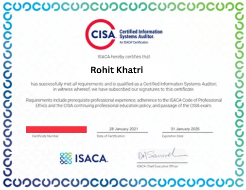 Certificate 1