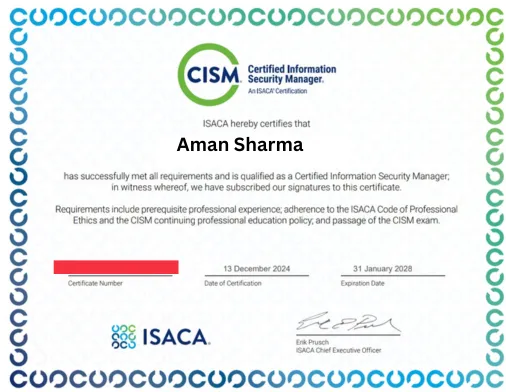 Certificate 3