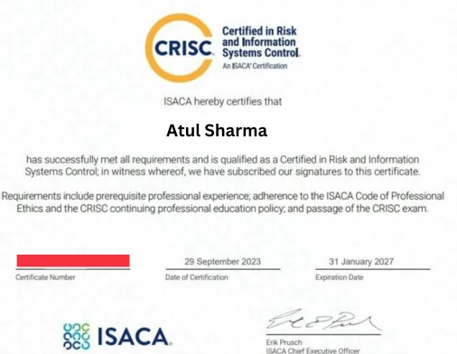 Certificate 3