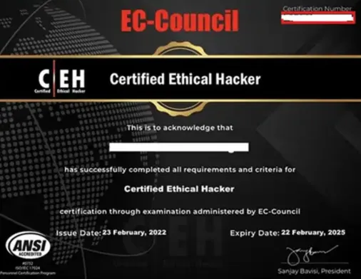 Certificate 3